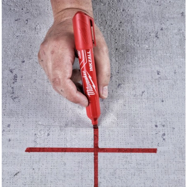 Vendita online Pennarello indelebile punta larga colore rosso